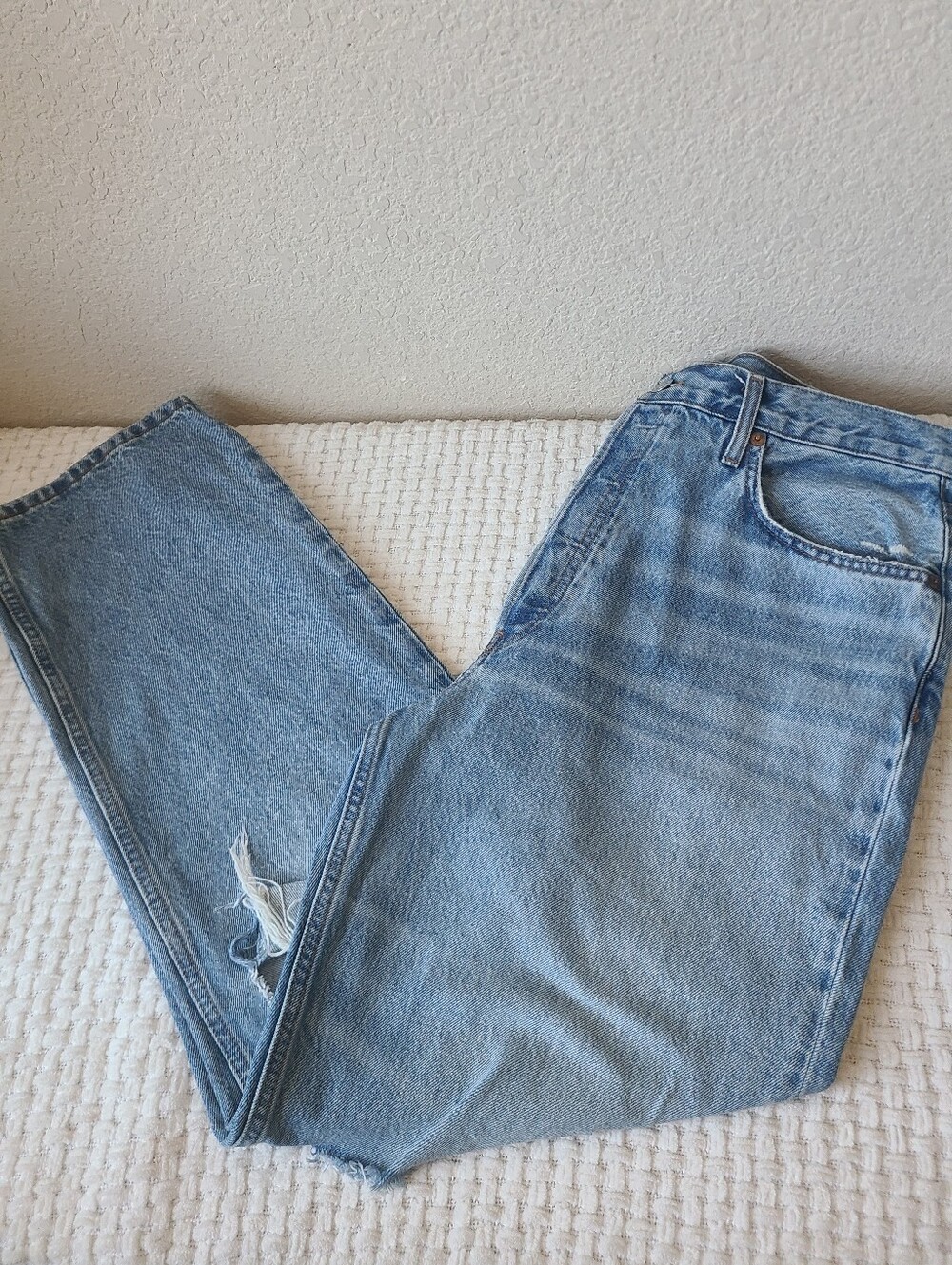 Re/Done 90s Crop Low Slung Jeans Women's Size 31 - Picture 2 of 16